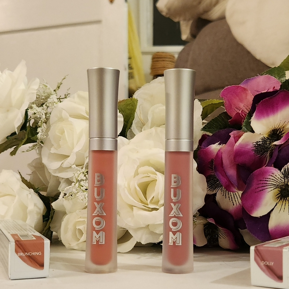 Buxum X2 Full-On PLUMPING Matte Lip Cream DOLLY & BRUNCHING NIB